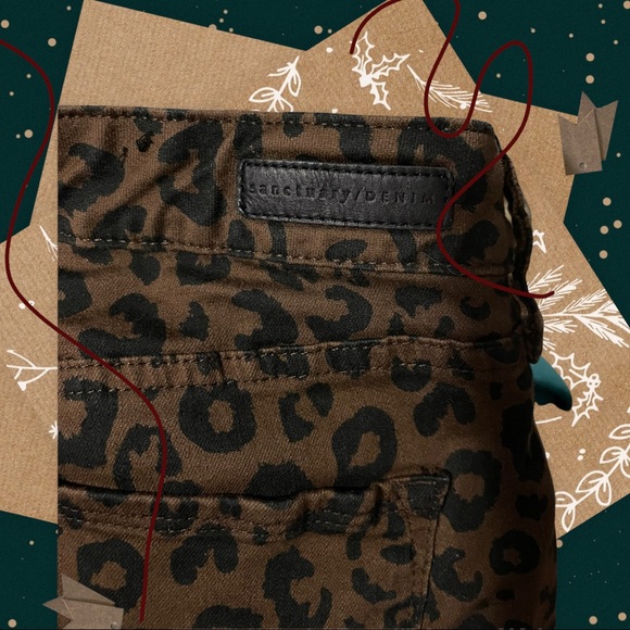 Sanctuary leopard skinny jeans. Size 16W. NWOT - Picture 2 of 5